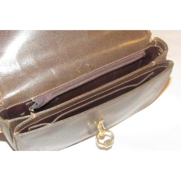 Gucci Vintage Brown GG Supreme Envelope Clutch - Picture 5 of 10